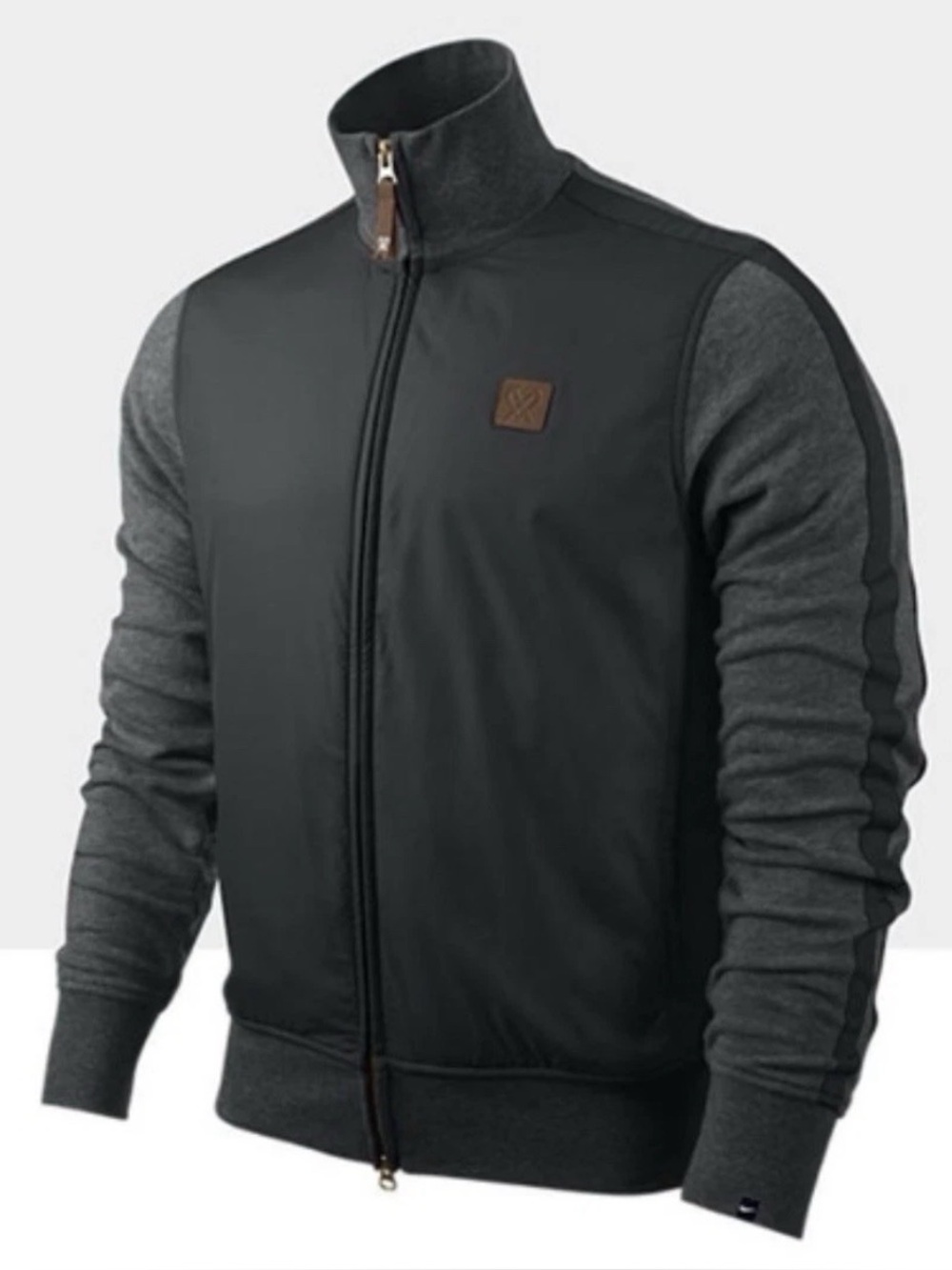 Nike CR7 Cristiano Ronaldo N98 Fleece Jacket Men’s M Gray Black Full Zip
